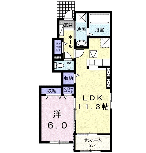 シャイン ヴィレッジの間取り