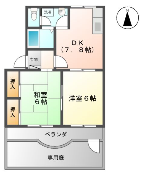 コンフォールシャトーの間取り