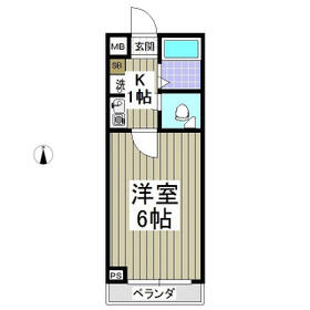 シャルマンフジ熊谷壱番館の間取り