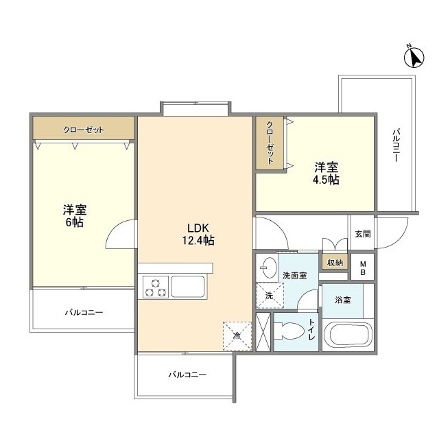 ドリーム上落合の間取り