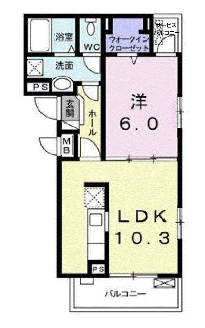 コンフォール 桜の間取り