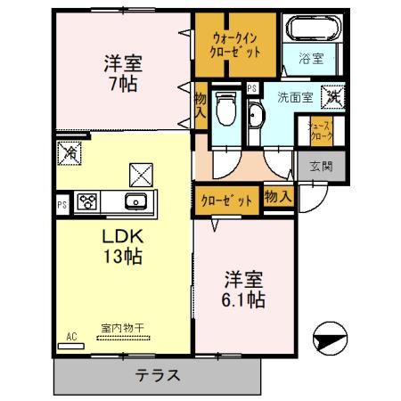 クレメントの間取り
