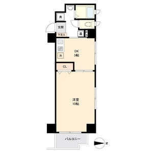 アーバンフラッツ伏見の間取り