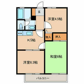 アムール宮久保の間取り