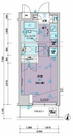 メインステージ飯田橋の間取り