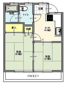 文化荘の間取り