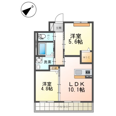 Residence Espacio(レジデンス エスパシオ)の間取り