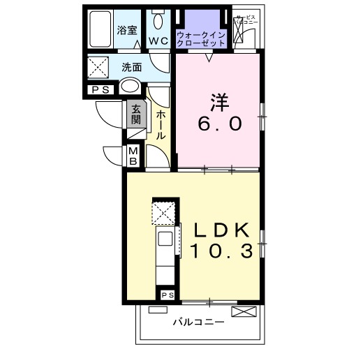 ロワ・レーヌの間取り