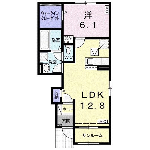 カーサ・プラシードの間取り