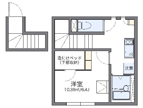 レオパレスエステルの間取り