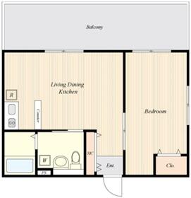 K-suite都立大学の間取り