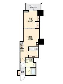 パティオ神田の間取り