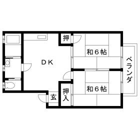 グリーンハイツ差間の間取り