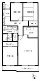 パークハイツ梶ヶ谷B棟の間取り