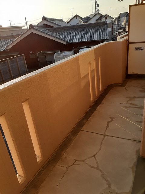 12/24 バルコニー