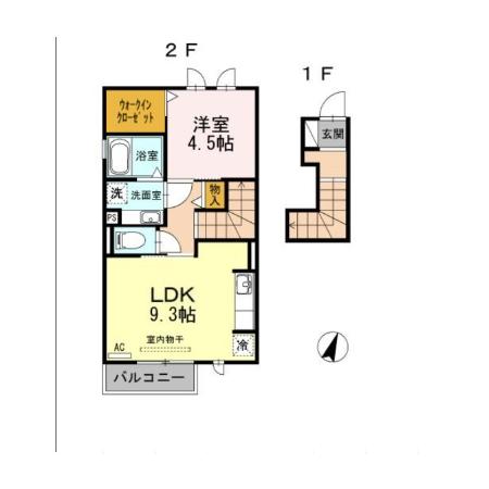 エスペランサ Dの間取り