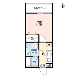CRASTINE 中島 Sta.(クラスティーの間取り