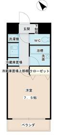 303号室の間取り