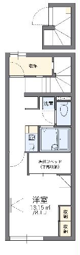 レオパレスエレガンテ大和の間取り