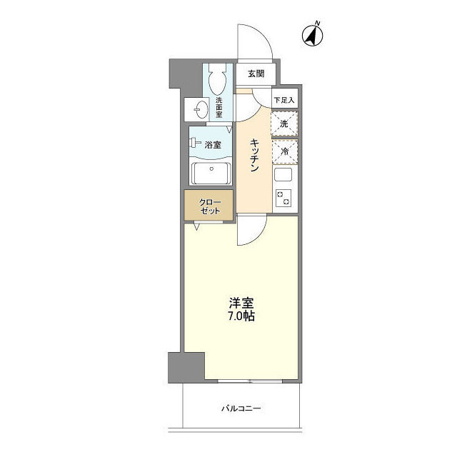 アルファコート西川口26の間取り