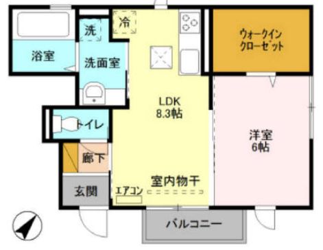 ビスクレッドの間取り