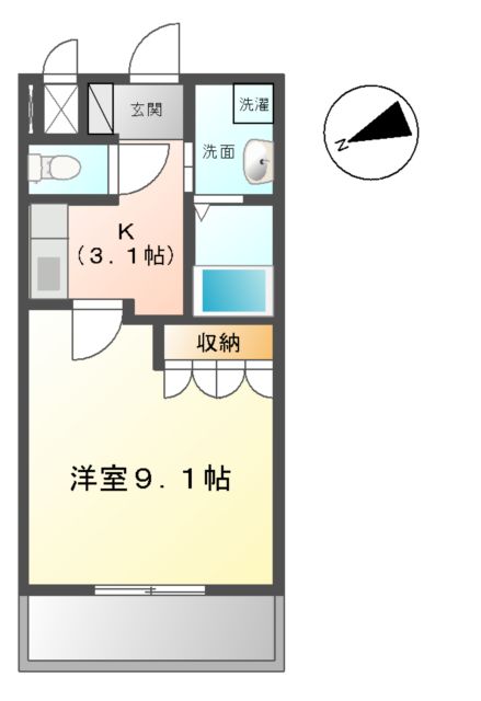 クレアの間取り