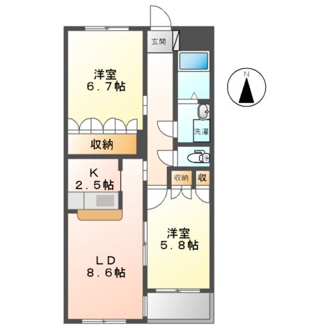 2/30 間取