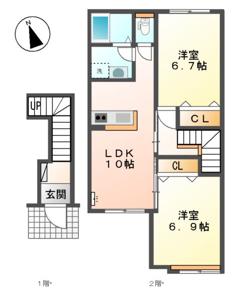 ナナハウスの間取り