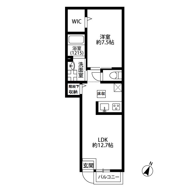 アムール クールダンジュの間取り