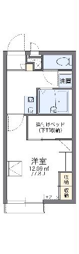 レオパレスせせらぎの間取り