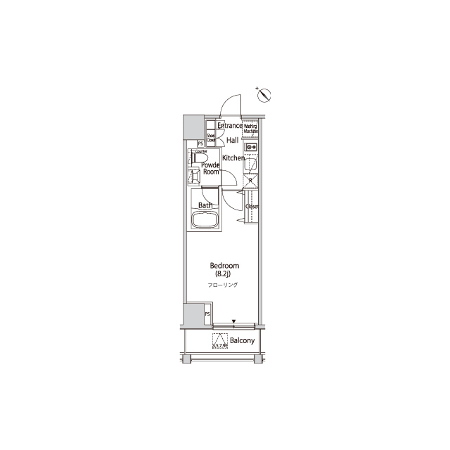 Casa Splendido 麻布仙台坂の間取り
