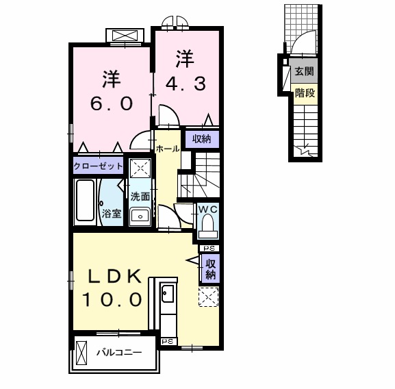 ハーティーテラスの間取り