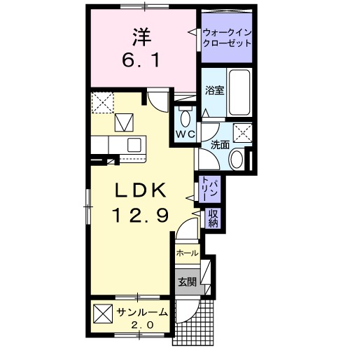 フルゥの間取り