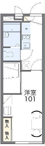 レオパレスさくらの間取り