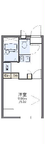 レオパレスハピネスの間取り