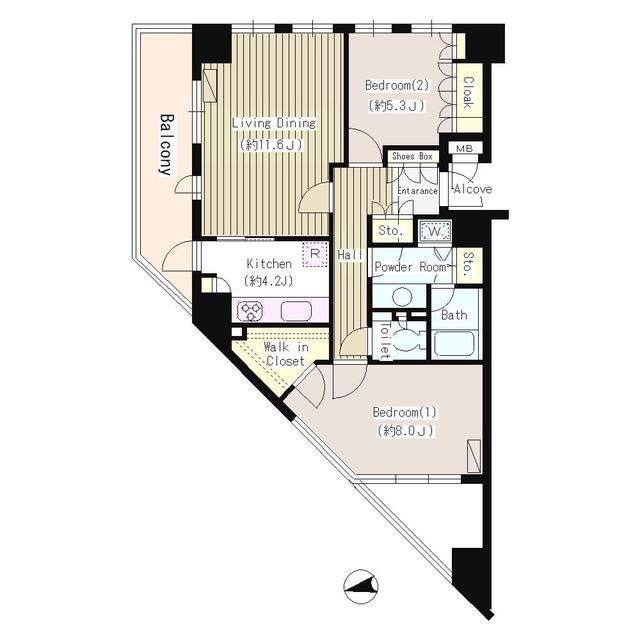 パーク・ハイム神楽坂の間取り