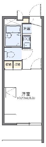 レオパレスHARVEの間取り