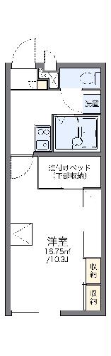 レオパレスK0049の間取り
