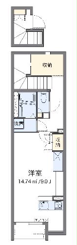 ミランダ白樺Ⅵの間取り