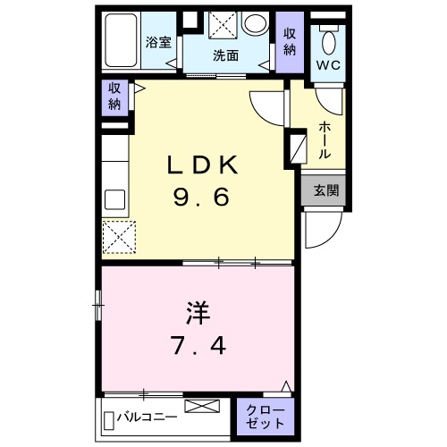 ソレイユメゾンの間取り