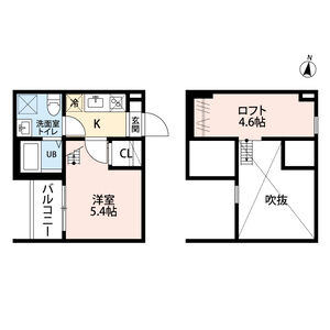 la Balance 小幡南(ラバロンスオバタの間取り