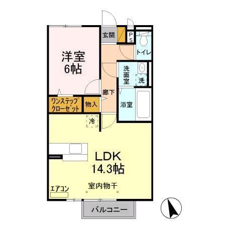 アリオン Bの間取り