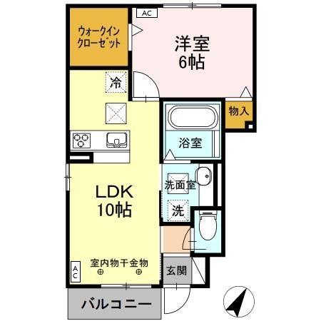 スカイピエールBの間取り