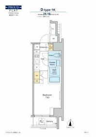 プラウドフラット両国イーストの間取り