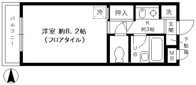 ファインコート北新宿の間取り