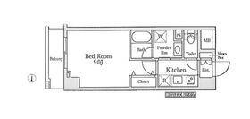 セヴェランス錦糸町の間取り
