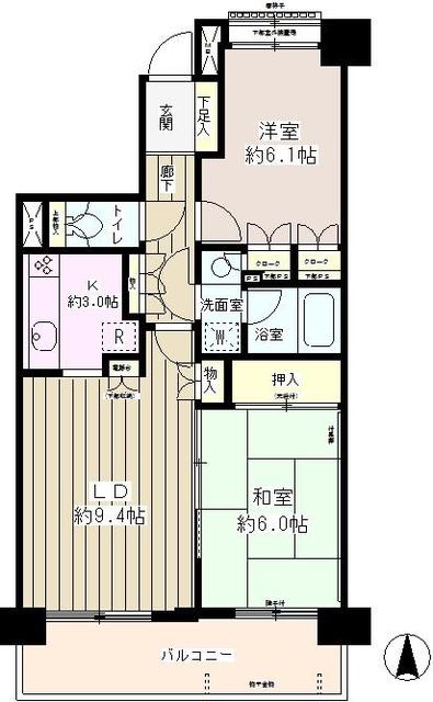 板橋パーク・ホームズの間取り