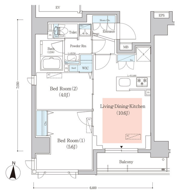 アーバネックス菊川Ⅲの間取り