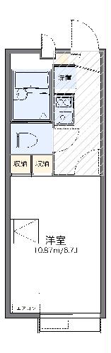 レオパレスK&Hの間取り