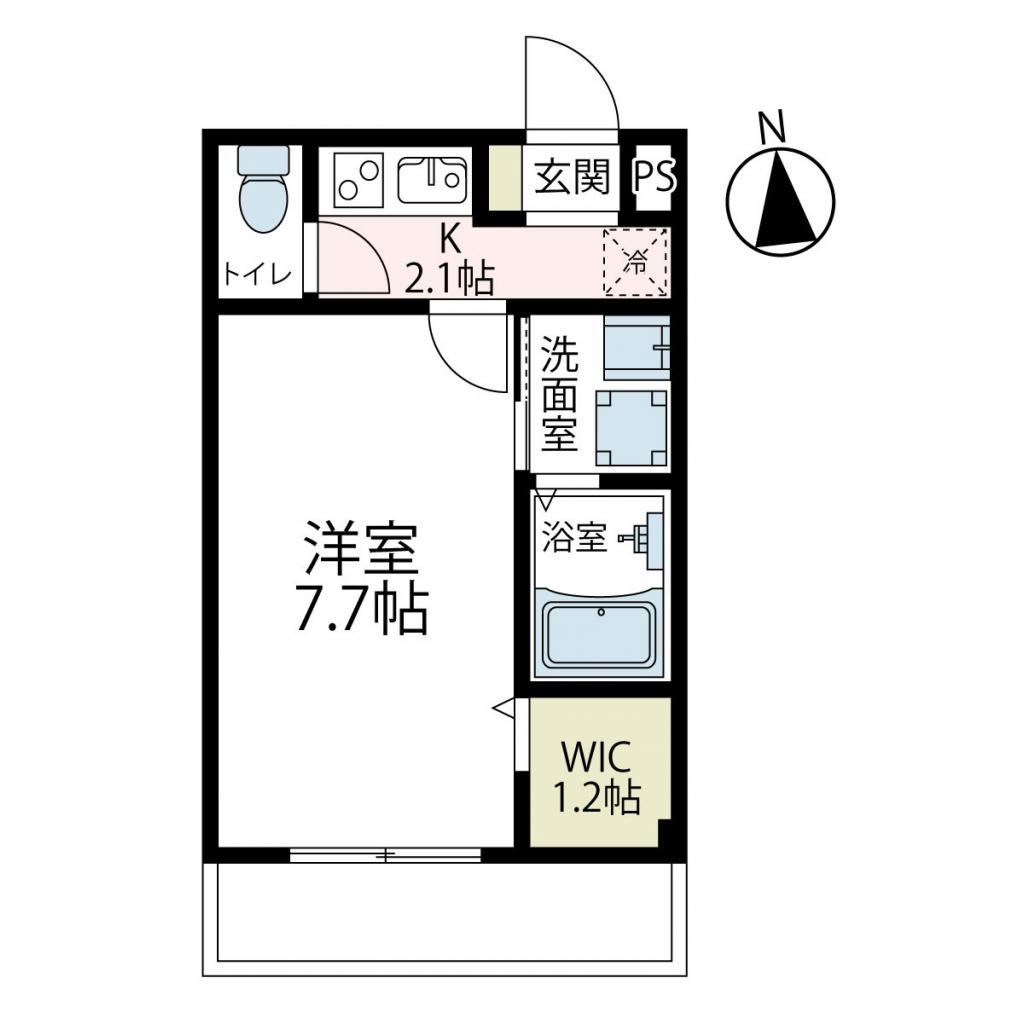 ウィステリア新川崎の間取り